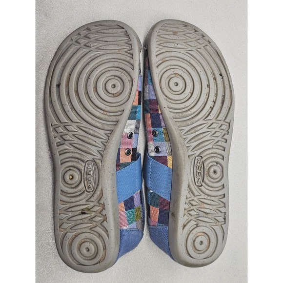 KEEN Womens Mary Jane Patchwork Multi Color Elastic Strap Shoes 1020334 Size 8.5 - Picture 7 of 7